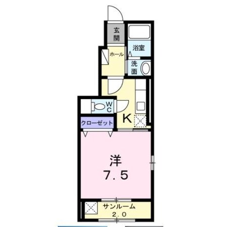 エクラⅩの物件間取画像